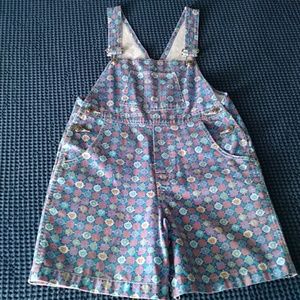L.L.Bean vintage short overalls Girl medium (10-12)